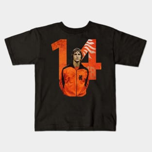 johan cruyff Kids T-Shirt